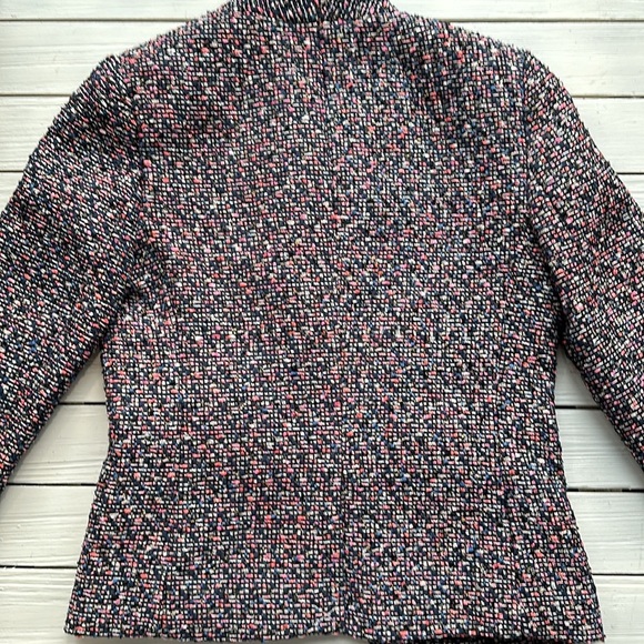 NWOT J. Crew Going Out Blazer in Pink Confetti Tweed size 2 - Picture 8 of 12